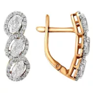 Серьги The Jeweller, красное з...